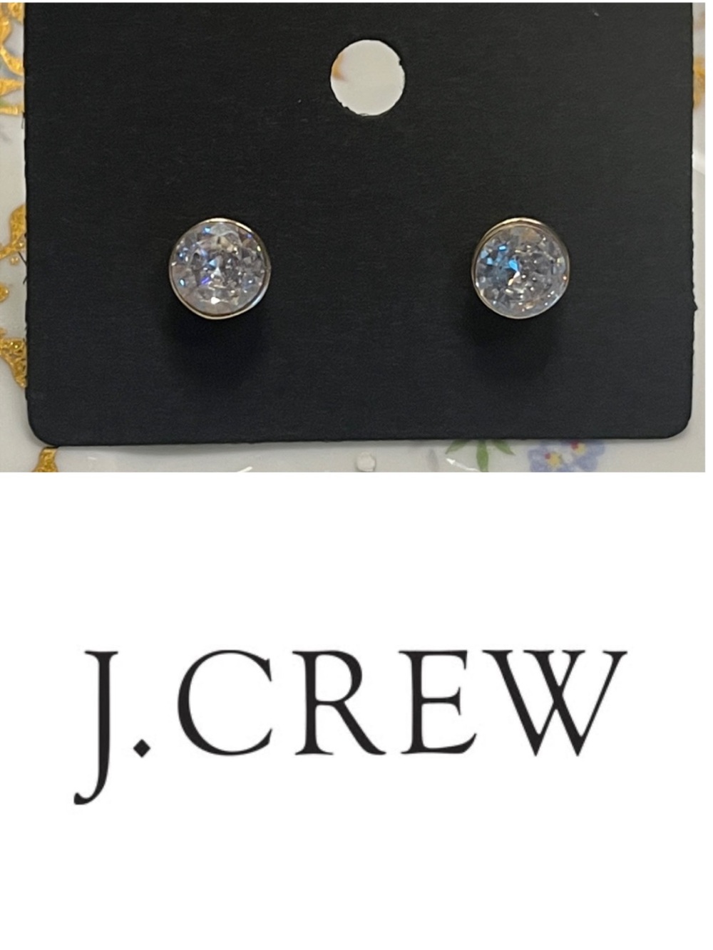 J. Crew Crystal Stud Earrings
